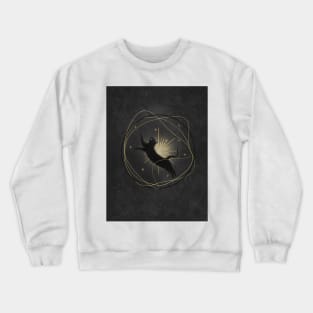 Cosmic black cat Crewneck Sweatshirt